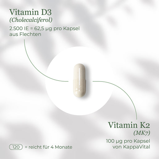 Vit. D3 2.500 IE + K2 100 µg