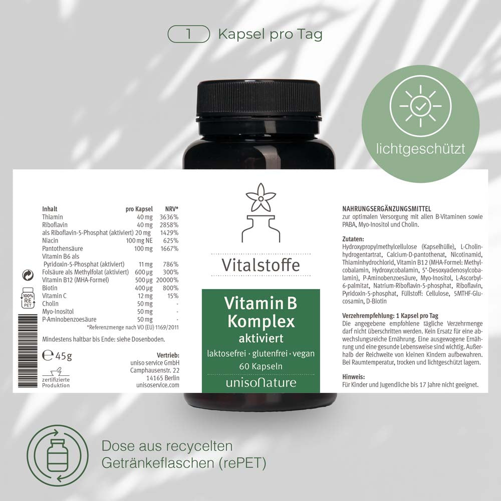 Vitamin B Komplex aktiviert